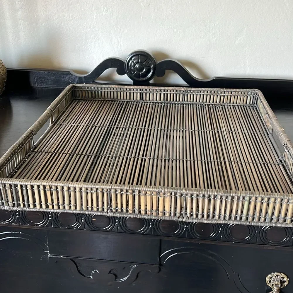 Pottery Barn Bamboo Tray